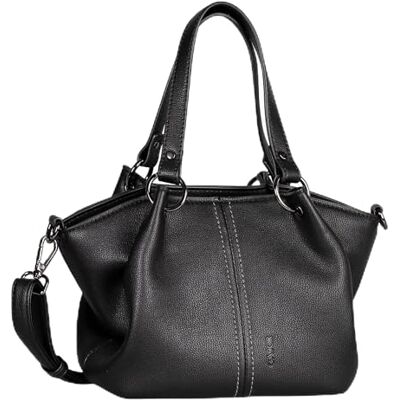 Gabor bags Marcelina Sac à bandoulière avec fermeture éclair pour femme Noir Taille M Gabor bags Marcelina Sac à bandoulière avec fermeture éclair pour femme Noir Taille M