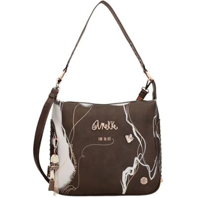 Anekke Sac à bandoulière pour femme 1 poignée d'épaule, sac à bandoulière, fermeture à glissière et poches multiples couleur marron Shoen Accessoires et accessoires Femme Dimensions 29x26x12 Anekke Sac à bandoulière pour femme 1 poignée d'épaule, sac à bandoulière, fermeture à glissière et poches multiples couleur marron Shoen Accessoires et accessoires Femme Dimensions 29x26x12