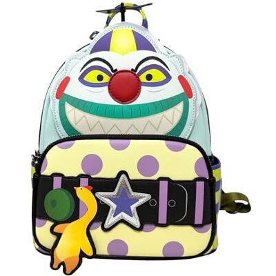 Loungefly Disney The Nightmare Before Christmas Clown Sac à main à bandoulière pour femme Bleu Taille M Loungefly Disney The Nightmare Before Christmas Clown Sac à main à bandoulière pour femme Bleu Taille M
