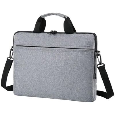 GEK208130 Bureau Sacoche for Ordinateur Portable, étui à bandoulière, Sac Main, Pochette for, Porte-Documents for Les Voyages d'affaires, Le Travail de Bureau Porte-Documents(Gris,Petit) GEK208130 Bureau Sacoche for Ordinateur Portable, étui à bandoulière, Sac Main, Pochette for, Porte-Documents for Les Voyages d'affaires, Le Travail de Bureau Porte-Documents(Gris,Petit)
