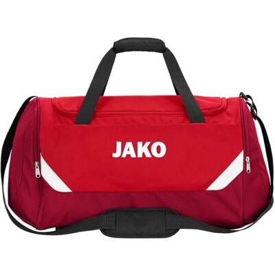 JAKO Sac de sport unisexe Iconic, rouge/bordeaux, taille M JAKO Sac de sport unisexe Iconic, rouge/bordeaux, taille M