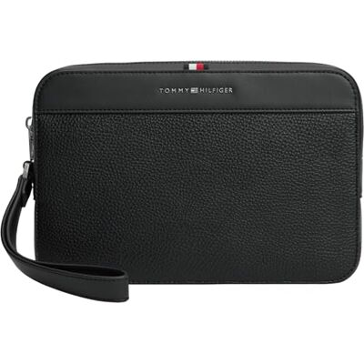 Tommy Hilfiger Men Th Central Pouch AM0AM14822 Autres petits accessoires, noir (noir), taille unique Tommy Hilfiger Men Th Central Pouch AM0AM14822 Autres petits accessoires, noir (noir), taille unique