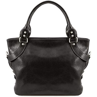 Tuscany Leather Ilenia Sac à épaule, Noir, Taille unique Tuscany Leather Ilenia Sac à épaule, Noir, Taille unique