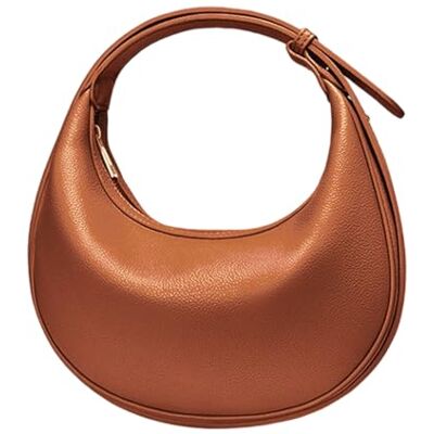 Uqezagpa Sac à bandoulière rétro pour femme Petit sac à bandoulière en cuir PU Pochette en cuir synthétique, marron Uqezagpa Sac à bandoulière rétro pour femme Petit sac à bandoulière en cuir PU Pochette en cuir synthétique, marron