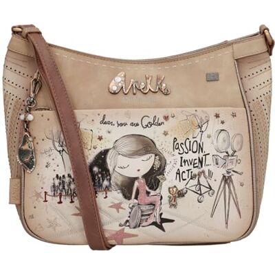 Anekke Grand sac à bandoulière pour femme en similicuir avec sangle réglable et fermetures à glissière Accessoires et accessoires pour femme Dimensions 28 x 27 x 12 cm, multicolore Anekke Grand sac à bandoulière pour femme en similicuir avec sangle réglable et fermetures à glissière Accessoires et accessoires pour femme Dimensions 28 x 27 x 12 cm, multicolore