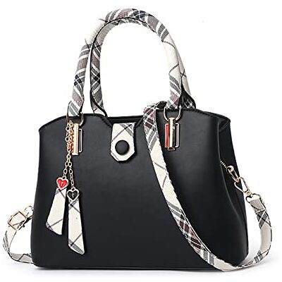 NICOLE & DORIS Sac a Main Portés épaule Femme Sac Bandouliere élégant Sac a Main Femmes PU Cuir Chic Sac Epaule Multicolore Sac Cabas avec Bandoulière Amovible, Noir, L NICOLE & DORIS Sac a Main Portés épaule Femme Sac Bandouliere élégant Sac a Main Femmes PU Cuir Chic Sac Epaule Multicolore Sac Cabas avec Bandoulière Amovible, Noir, L