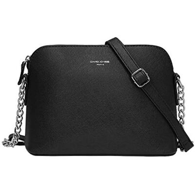 David Jones Petit Sac Bandoulière Femme Sac à Main Chaîne Argentée Porté Epaule Besace Sacoche Messenger Téléphone Cuir PU Rigide Fourre-Tout Ville Voyage Shopping Mode Chic David Jones Petit Sac Bandoulière Femme Sac à Main Chaîne Argentée Porté Epaule Besace Sacoche Messenger Téléphone Cuir PU Rigide Fourre-Tout Ville Voyage Shopping Mode Chic
