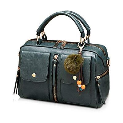 NICOLE & DORIS Femmes Sacs À Main Pompon Sac Style De Mode Zipper Sac À Bandoulière Dames Fourre-Tout Sac Cabas Porté Epaule Bandoulière PU Style Cuir Petit Sac Carré NICOLE & DORIS Femmes Sacs À Main Pompon Sac Style De Mode Zipper Sac À Bandoulière Dames Fourre-Tout Sac Cabas Porté Epaule Bandoulière PU Style Cuir Petit Sac Carré