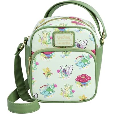 Loungefly Pokémon Sac à bandoulière Motif plante Multicolore, coloré Loungefly Pokémon Sac à bandoulière Motif plante Multicolore, coloré