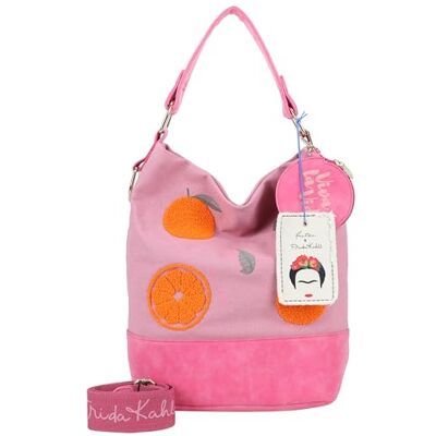 Fritzi aus Preussen Fritzi x Frida Kahlo Izzy07 Limited Canvas Hobo Bag Oranges Femme Sac Épaule Sac Bandoulière Sac à Main Loisirs Quotidien Travail Festival Fermeture Magnétique Canvas 37 x 27 x 17 cm, Rose Fritzi aus Preussen Fritzi x Frida Kahlo Izzy07 Limited Canvas Hobo Bag Oranges Femme Sac Épaule Sac Bandoulière Sac à Main Loisirs Quotidien Travail Festival Fermeture Magnétique Canvas 37 x 27 x 17 cm, Rose