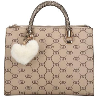Liu Jo Borsa shopping Liu-jo Manhattan Satchel M double tortora chiaro B25LJ58 AF4008 E0668 Media Liu Jo Borsa shopping Liu-jo Manhattan Satchel M double tortora chiaro B25LJ58 AF4008 E0668 Media
