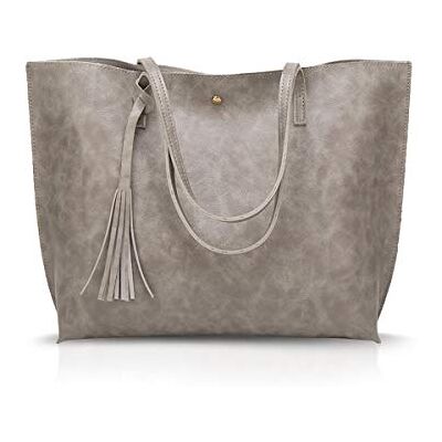 NICOLE & DORIS NICOLE&DORIS Femme Sac Cabas Grand Sac à Main Sac fourre-Tout en Cuir PU Sac à bandoulière Mode Sac à Main NICOLE & DORIS NICOLE&DORIS Femme Sac Cabas Grand Sac à Main Sac fourre-Tout en Cuir PU Sac à bandoulière Mode Sac à Main