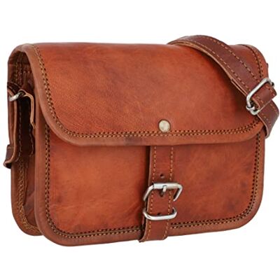 Gusti Leder Gusti Sac Cuir Mary S à main Petit sac à bandoulière Vintage Marron Cuir Gusti Leder Gusti Sac Cuir Mary S à main Petit sac à bandoulière Vintage Marron Cuir
