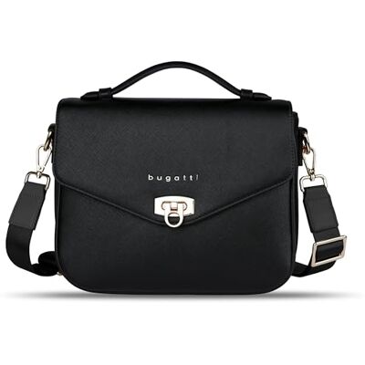 bugatti Ella Sac Classic pour femmes sac à bandoulière en similicuir, sac à poignées bugatti Ella Sac Classic pour femmes sac à bandoulière en similicuir, sac à poignées