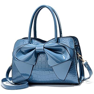 NICOLE & DORIS Sac à Main Femme Tendance Sac à Bandoulière en Cuir Verni Sacs Portés Main Chic Sac Pochette Sac Besace NICOLE & DORIS Sac à Main Femme Tendance Sac à Bandoulière en Cuir Verni Sacs Portés Main Chic Sac Pochette Sac Besace