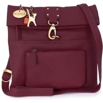 Catwalk Collection Handbags Petit Sac Bandoulière Femme en Cuir Messenger Bag Avec Bandoulière Réglable Dispatch Catwalk Collection Handbags Petit Sac Bandoulière Femme en Cuir Messenger Bag Avec Bandoulière Réglable Dispatch