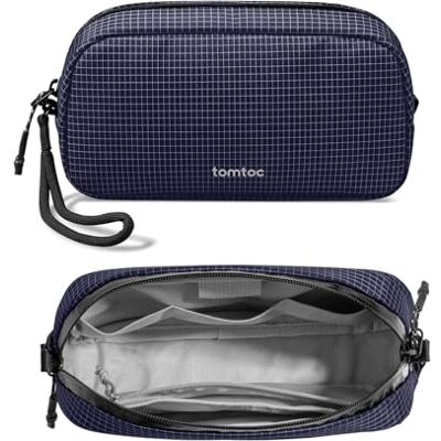 tomtoc Sac de Rangement Câble, Pochette Cable pour Accessoires, Tech Pouch Organisateur de Câbles Portable pour bloc d'alimentation de Powerbank, Téléphone, Objets Quotidiens, Travel Essentials tomtoc Sac de Rangement Câble, Pochette Cable pour Accessoires, Tech Pouch Organisateur de Câbles Portable pour bloc d'alimentation de Powerbank, Téléphone, Objets Quotidiens, Travel Essentials