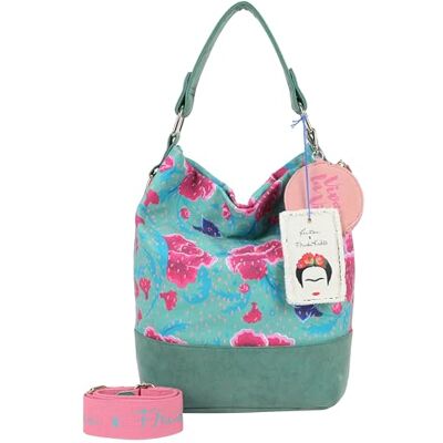Fritzi aus Preussen Fritzi x Frida Kahlo Izzy07 Limited Canvas Hobo Bag Flower Green Femme Sac Épaule Sac Bandoulière Sac à Main Loisirs Quotidien Travail Festival Fermeture Magnétique Canvas 37 x 27 x 17 cm, Turquoise Fritzi aus Preussen Fritzi x Frida Kahlo Izzy07 Limited Canvas Hobo Bag Flower Green Femme Sac Épaule Sac Bandoulière Sac à Main Loisirs Quotidien Travail Festival Fermeture Magnétique Canvas 37 x 27 x 17 cm, Turquoise