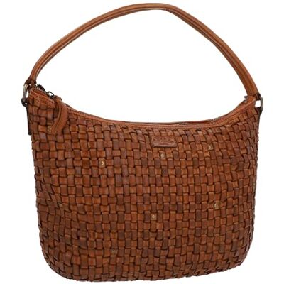 Gusti Leder Gusti Sac à bandoulière en cuir Aarna Pour femme Style vintage Marron Gusti Leder Gusti Sac à bandoulière en cuir Aarna Pour femme Style vintage Marron