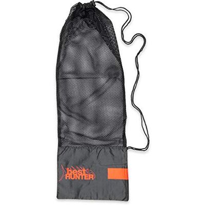Best divers Sacs en maille extra long 100 x 35 cm, sac unisexe adulte, noir, Best divers Sacs en maille extra long 100 x 35 cm, sac unisexe adulte, noir,