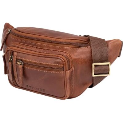 STILORD "Greg" Sacoche Ventrale en Cuir Marron Vintage Hip Bag Homme Femme Sac Banane Belt Bags for Sports Festival Voyages Pochette Cuir véritable Couleur:porto cognac STILORD "Greg" Sacoche Ventrale en Cuir Marron Vintage Hip Bag Homme Femme Sac Banane Belt Bags for Sports Festival Voyages Pochette Cuir véritable Couleur:porto cognac