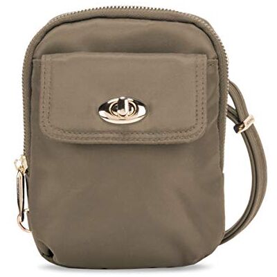 Travelon Anti-theft Tailored Crossbody Phone Pouch Sac à bandoulière Femme (lot de 1) Travelon Anti-theft Tailored Crossbody Phone Pouch Sac à bandoulière Femme (lot de 1)