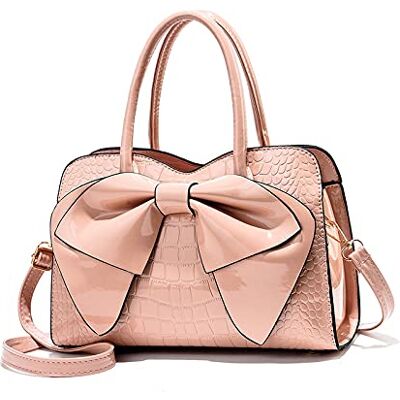 NICOLE & DORIS Sac à Main Femme Tendance Sac à Bandoulière en Cuir Verni Sacs Portés Main Chic Sac Pochette Sac Besace NICOLE & DORIS Sac à Main Femme Tendance Sac à Bandoulière en Cuir Verni Sacs Portés Main Chic Sac Pochette Sac Besace