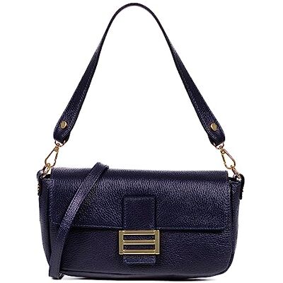 FIRENZE ARTEGIANI . Alluvioni sac à main et sac à bandoulière femme Cuir véritable fini Dollaro. 28x6x15 cm. Couleur : Bleu foncé, bleu foncé, Utilitaire FIRENZE ARTEGIANI . Alluvioni sac à main et sac à bandoulière femme Cuir véritable fini Dollaro. 28x6x15 cm. Couleur : Bleu foncé, bleu foncé, Utilitaire