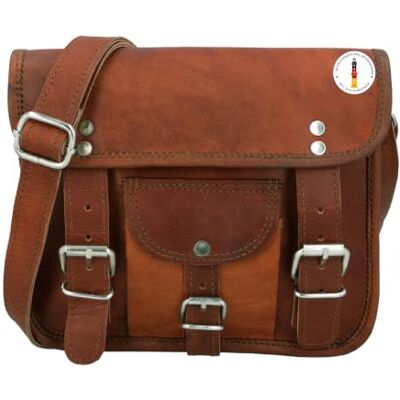 Gusti Leder Gusti Emilia Sac à main en cuir Marron Vintage Cuir Femme Homme Unisexe Gusti Leder Gusti Emilia Sac à main en cuir Marron Vintage Cuir Femme Homme Unisexe
