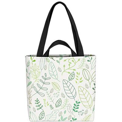 VOID Leave Doodle Sac de courses 33 x 33 x 14 cm 15 l, multicolore, XXL, Décontracté VOID Leave Doodle Sac de courses 33 x 33 x 14 cm 15 l, multicolore, XXL, Décontracté