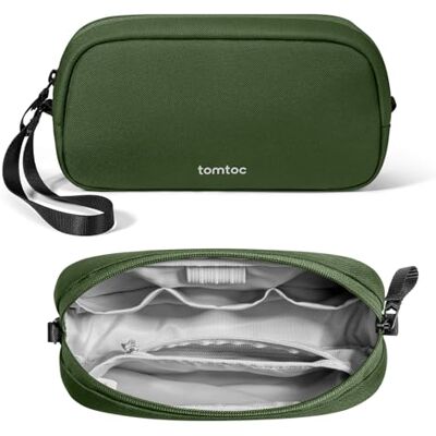 tomtoc Sac de Rangement Câble, Pochette Cable pour Accessoires, Tech Pouch Organisateur de Câbles Portable pour bloc d'alimentation de Powerbank, Téléphone, Objets Quotidiens, Travel Essentials tomtoc Sac de Rangement Câble, Pochette Cable pour Accessoires, Tech Pouch Organisateur de Câbles Portable pour bloc d'alimentation de Powerbank, Téléphone, Objets Quotidiens, Travel Essentials