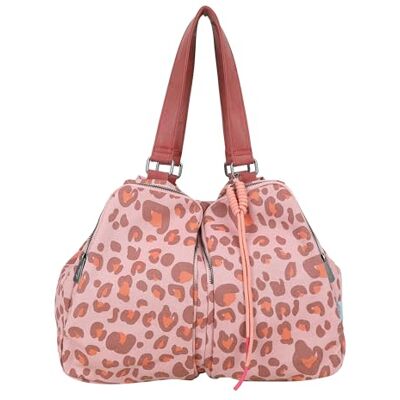 Fritzi aus Preussen Fritzi Donny Shopper Leo Brick Sac cabas femme toile canvas mélange coton sac à main ville festival vegan imprimé léopard pendentif tressé fermeture magnétique 32 x 43 x 15 cm – Rose léopard Fritzi aus Preussen Fritzi Donny Shopper Leo Brick Sac cabas femme toile canvas mélange coton sac à main ville festival vegan imprimé léopard pendentif tressé fermeture magnétique 32 x 43 x 15 cm – Rose léopard