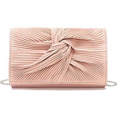 Miss Lulu Pochette pour femme, sac de soirée à bandoulière, sac de grande capacité, adapté pour les fêtes, les mariages, les banquets, les bals Miss Lulu Pochette pour femme, sac de soirée à bandoulière, sac de grande capacité, adapté pour les fêtes, les mariages, les banquets, les bals