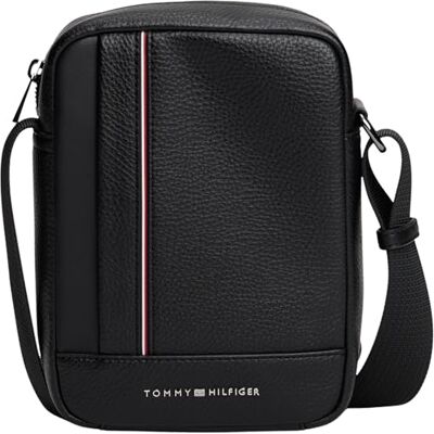 Tommy Hilfiger TH CENTRAL MINI REPORTER AM0AM13632 Crossover Noir Taille unique, Noir (noir), taille unique Tommy Hilfiger TH CENTRAL MINI REPORTER AM0AM13632 Crossover Noir Taille unique, Noir (noir), taille unique