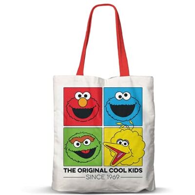 KARACTERMANIA Sesame Street Bag FAN Sac de courses visage Mixte (lot de 1) KARACTERMANIA Sesame Street Bag FAN Sac de courses visage Mixte (lot de 1)