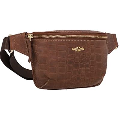 Gusti Leder Gusti Norell Sac banane en cuir Sac banane Sac banane Sac banane Sac de festival Marron Imprimé animal Aspect croco, marron foncé Gusti Leder Gusti Norell Sac banane en cuir Sac banane Sac banane Sac banane Sac de festival Marron Imprimé animal Aspect croco, marron foncé