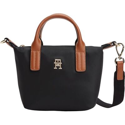 Tommy Hilfiger Popette AW0AW18368 Sac fourre-tout pour femme, noir (noir), taille unique Tommy Hilfiger Popette AW0AW18368 Sac fourre-tout pour femme, noir (noir), taille unique