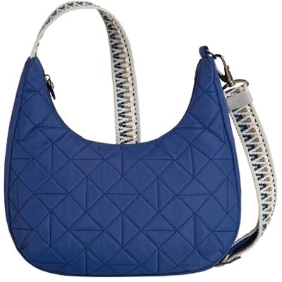 Travelon Sac à bandoulière souple anti-vol Boho, Bleu luxuriant, One Size, Sac à bandoulière souple antivol bohème Travelon Sac à bandoulière souple anti-vol Boho, Bleu luxuriant, One Size, Sac à bandoulière souple antivol bohème