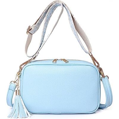 FANDARE Sac à bandoulière ultra léger en cuir synthétique pour femme, sac seau à main pour l'extérieur, l'entraînement, les voyages, le shopping avec deux sangles d'épaule FANDARE Sac à bandoulière ultra léger en cuir synthétique pour femme, sac seau à main pour l'extérieur, l'entraînement, les voyages, le shopping avec deux sangles d'épaule