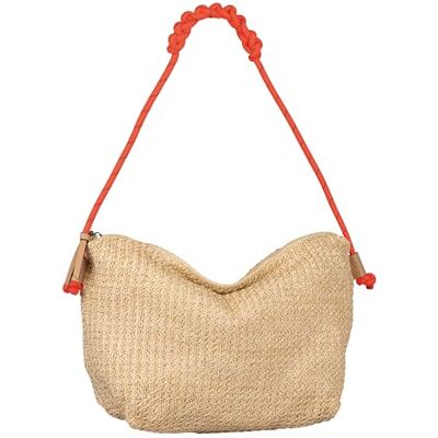 TOM TAILOR Denim Luzi Hobo Bag Sac à bandoulière pour femme Taille moyenne, beige, M TOM TAILOR Denim Luzi Hobo Bag Sac à bandoulière pour femme Taille moyenne, beige, M