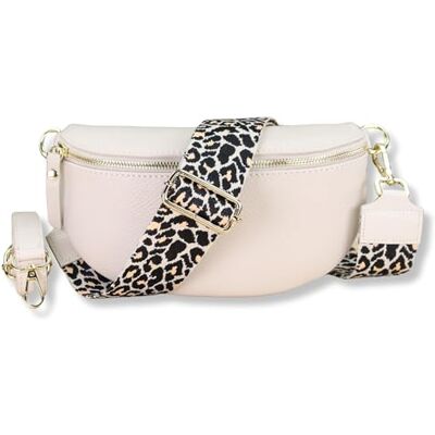 Blade Sac banane doré pour femme en cuir véritable, sac banane élégant pour femme avec 2 larges ceintures amovibles et réglables en cuir, sac bandoulière pour femme, sac banane de qualité supérieure Blade Sac banane doré pour femme en cuir véritable, sac banane élégant pour femme avec 2 larges ceintures amovibles et réglables en cuir, sac bandoulière pour femme, sac banane de qualité supérieure