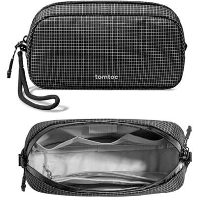tomtoc Sac de Rangement Câble, Pochette Cable pour Accessoires, Tech Pouch Organisateur de Câbles Portable pour bloc d'alimentation de Powerbank, Téléphone, Objets Quotidiens, Travel Essentials tomtoc Sac de Rangement Câble, Pochette Cable pour Accessoires, Tech Pouch Organisateur de Câbles Portable pour bloc d'alimentation de Powerbank, Téléphone, Objets Quotidiens, Travel Essentials