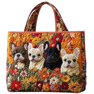 Generic Sac à bandoulière simple, grande capacité, joli sac fourre-tout imprimé matelassé, sac fourre-tout en tissu Oxford pour les courses et les sorties en famille en plein air Generic Sac à bandoulière simple, grande capacité, joli sac fourre-tout imprimé matelassé, sac fourre-tout en tissu Oxford pour les courses et les sorties en famille en plein air