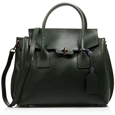 FIRENZE ARTEGIANI . Sac en cuir véritable pour femme Sac en cuir véritable Poignées et fermeture design Sac à main Pour femme Fabriqué en Italie Vera Pelle italienne 40 x 30 x 15 cm FIRENZE ARTEGIANI . Sac en cuir véritable pour femme Sac en cuir véritable Poignées et fermeture design Sac à main Pour femme Fabriqué en Italie Vera Pelle italienne 40 x 30 x 15 cm
