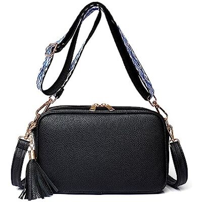 FANDARE Sac à bandoulière ultra léger en cuir synthétique pour femme, sac seau à main pour l'extérieur, l'entraînement, les voyages, le shopping avec deux sangles d'épaule FANDARE Sac à bandoulière ultra léger en cuir synthétique pour femme, sac seau à main pour l'extérieur, l'entraînement, les voyages, le shopping avec deux sangles d'épaule