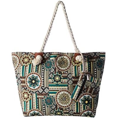 DonDon sac de plage hydrofuge avec fermeture à glissière DonDon sac de plage hydrofuge avec fermeture à glissière
