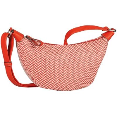 TOM TAILOR Denim Liriel Raffia Sac bandoulière pour femme Taille M, Orange, M TOM TAILOR Denim Liriel Raffia Sac bandoulière pour femme Taille M, Orange, M