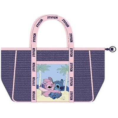 Cerdà Disney Lilo et Stitch Sac de plage 20 x 39 x 62 cm Matériaux recyclés Motif Stitch et Angel Violet rose Cerdà Disney Lilo et Stitch Sac de plage 20 x 39 x 62 cm Matériaux recyclés Motif Stitch et Angel Violet rose