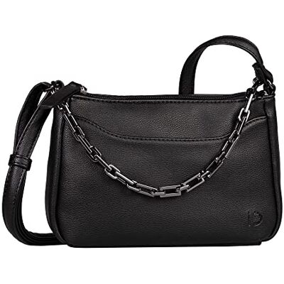 TOM TAILOR Denim TOM TAILOR Cheryl Sac bandoulière pour femme Taille unique, Noir TOM TAILOR Denim TOM TAILOR Cheryl Sac bandoulière pour femme Taille unique, Noir