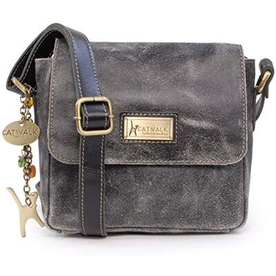Catwalk Collection Handbags Petit Sac Bandoulière Femme en Cuir Vieilli Moyen Messenger Bag Avec Bandoulière Réglable Sabine S Catwalk Collection Handbags Petit Sac Bandoulière Femme en Cuir Vieilli Moyen Messenger Bag Avec Bandoulière Réglable Sabine S